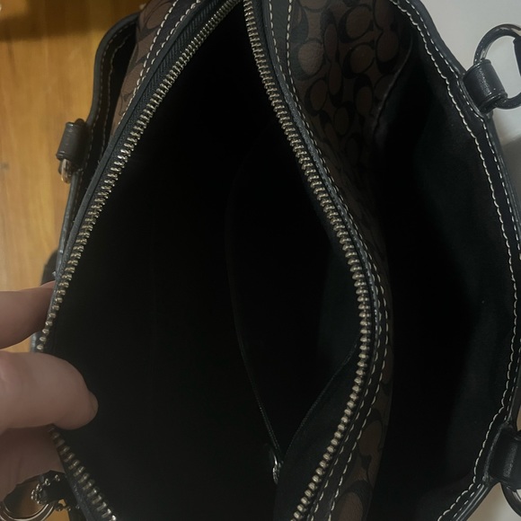 Vintage Leather Coach Bowling Bag - Picture 4 of 4